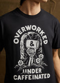 Worked Under Caffeinated Tee Coffee Co Worker Caffeine Coffee
