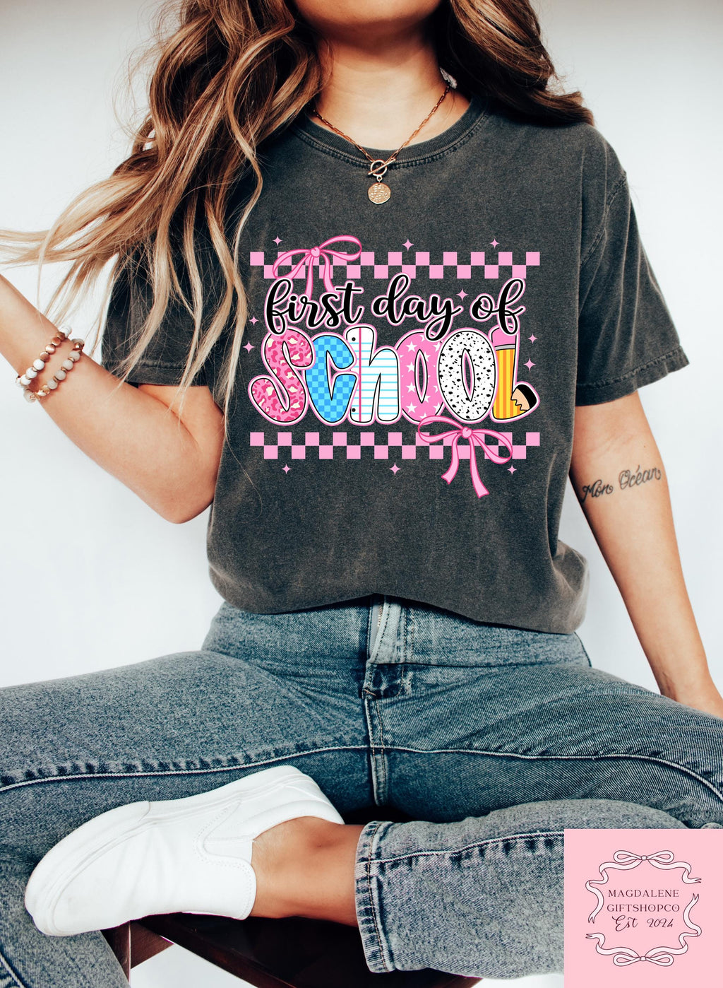 Comfort First Day School Preppy Back School Tee Teacher First Day School Retro Teachers Back School