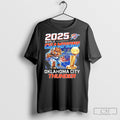 2025 Wolrd Champions Oklahoma City Thunder Mascot T Shirts Unisex