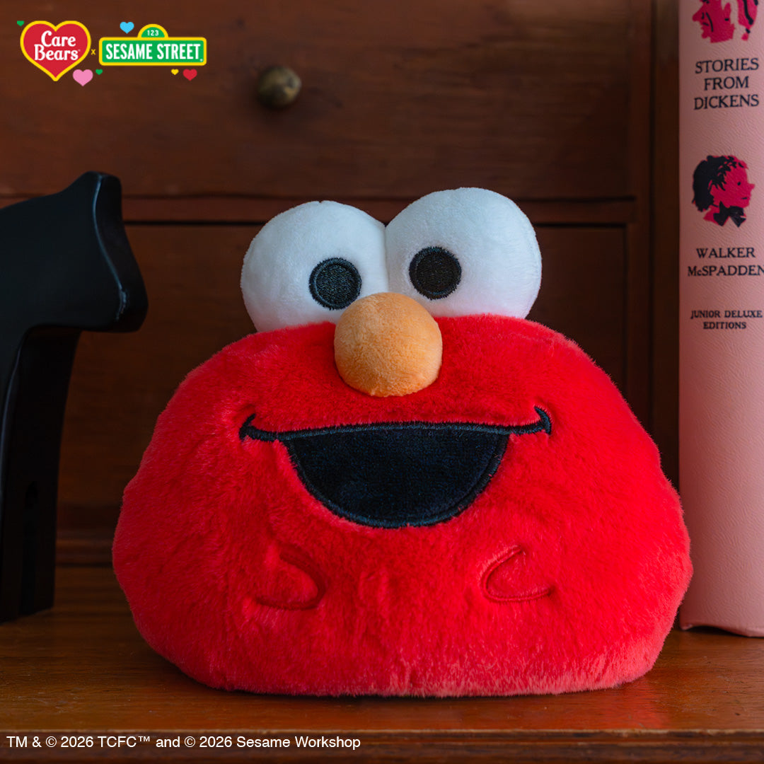 Cheer Bear & Elmo 4" Reversible Plushie Unisex