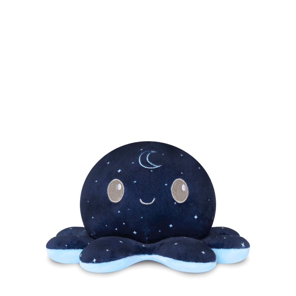 Plushiverse Night and Day Octopus 4" Reversible Plushie Unisex