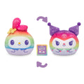 Rainbow My Melody & Kuromi 4" Reversible Plushie Unisex
