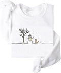 Christmas Snowman Sweatshirt Cute Christmas Sweatshirt Funny Snowman Sweatshirt