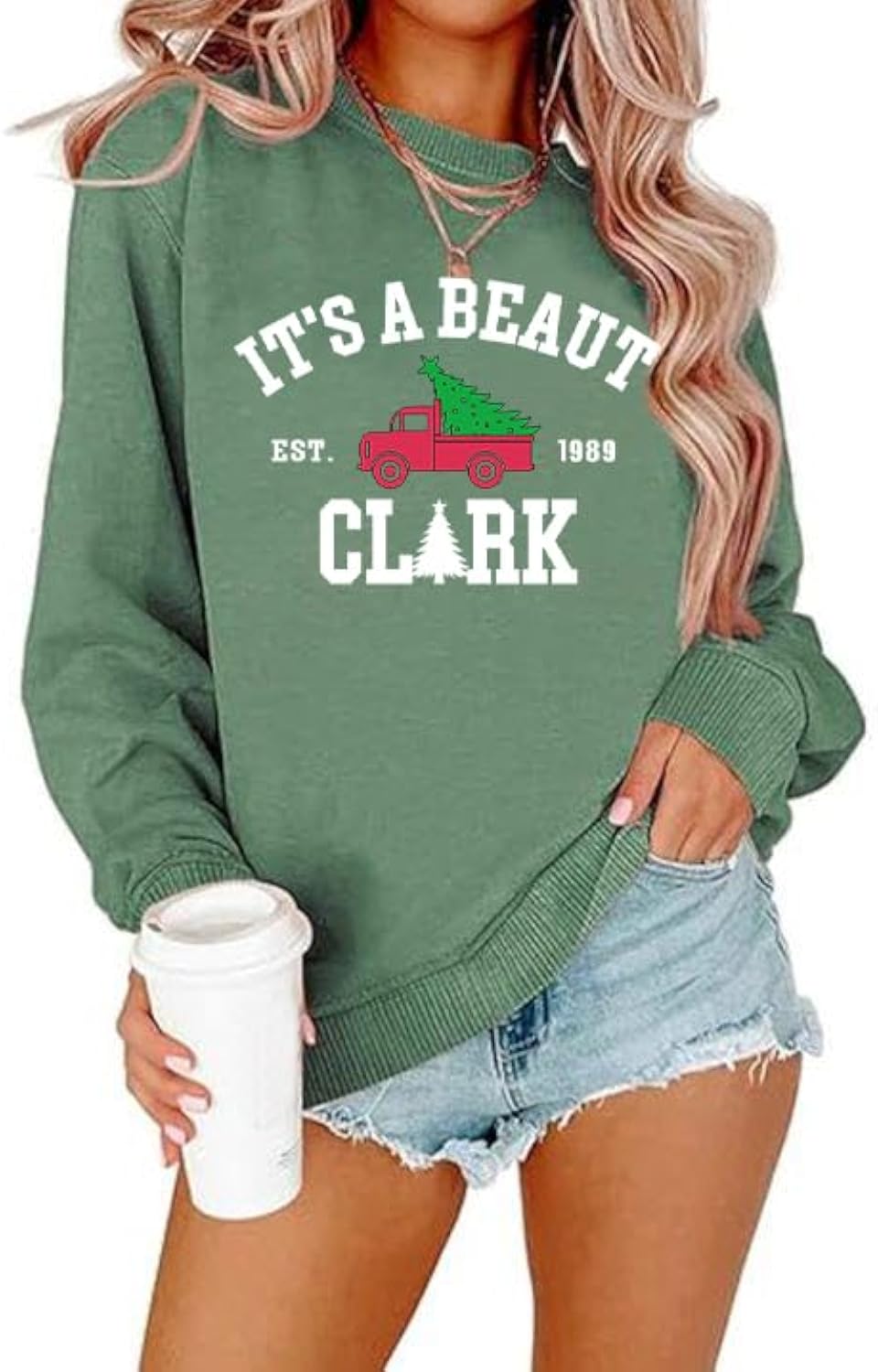 Christmas Sweatshirts for Women It's A Beaut Clark Xmas Sweatshirt