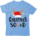 Christmas Squad Shirt, Family Christmas 2025 T-Shirt, Classic Graphic Print Women Men V-Neck Tshirt