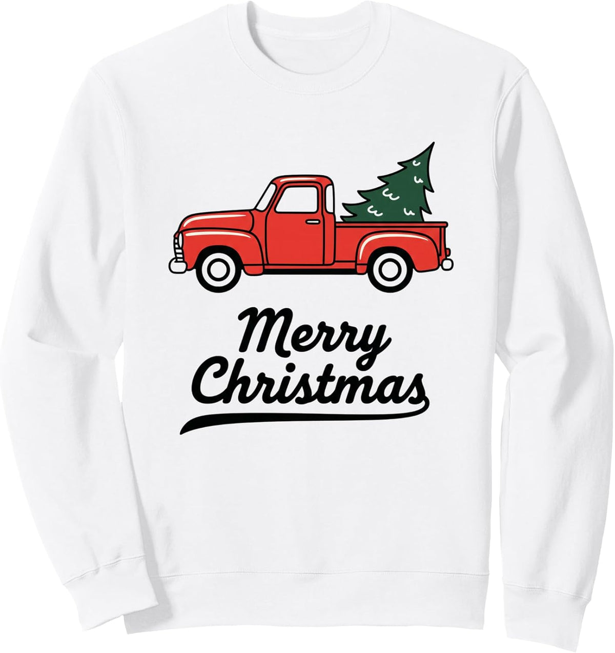 Christmas Truck Christmas Tree Merry Christmas Sweatshirt