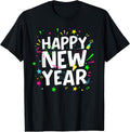 Happy New Year 2026 New Year's Eve Party Countdown Family T-Shirt