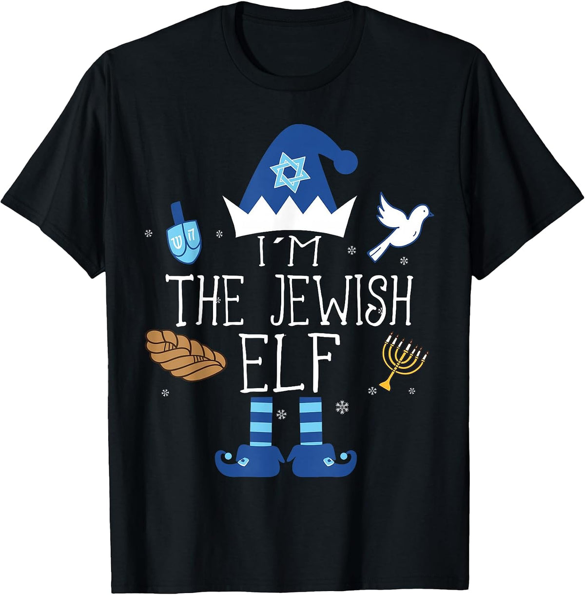 Funny Elf Happy Hanukkah Pajamas