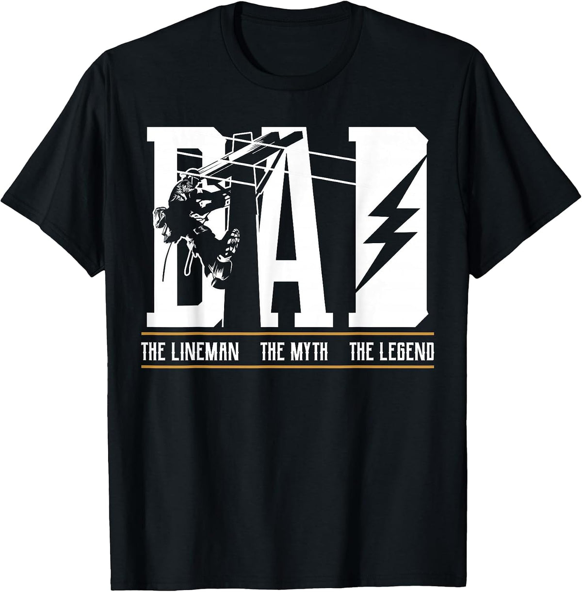 Father Lineman Dad Gift Linemen Shirt Tee