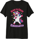 Retro Ready Crush Kindergarten School Unicorn Rainbow Premium Tri-Blend T-Shirt