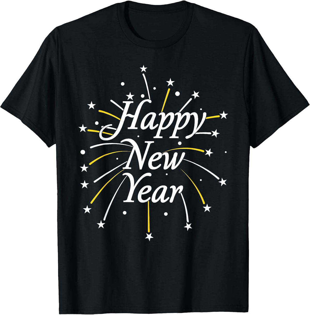 Happy New Year Matching Family New Year Fireworks Countdown T-Shirt