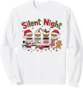 Silent Night ICU Nurse Christmas Propofol Medical Nursing Sweatshirt