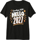 Goodbye 2026 Hello 2027 New Year Celebration Design Premium Tri-Blend T-Shirt