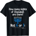 Hanukkah 67 Six Seven Meme Dreidel Jewish Menorah Chanukah T-Shirt