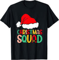 Christmas Squad Santa Hat T-Shirt