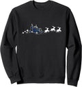 Truck Santa Christmas Sleigh - Funny Truck Xmas Sweatshirt