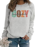 Cozy Season Sweatshirt Women Fall Long Sleeve Graphic Shirts Casual Crewneck Pullover Tops