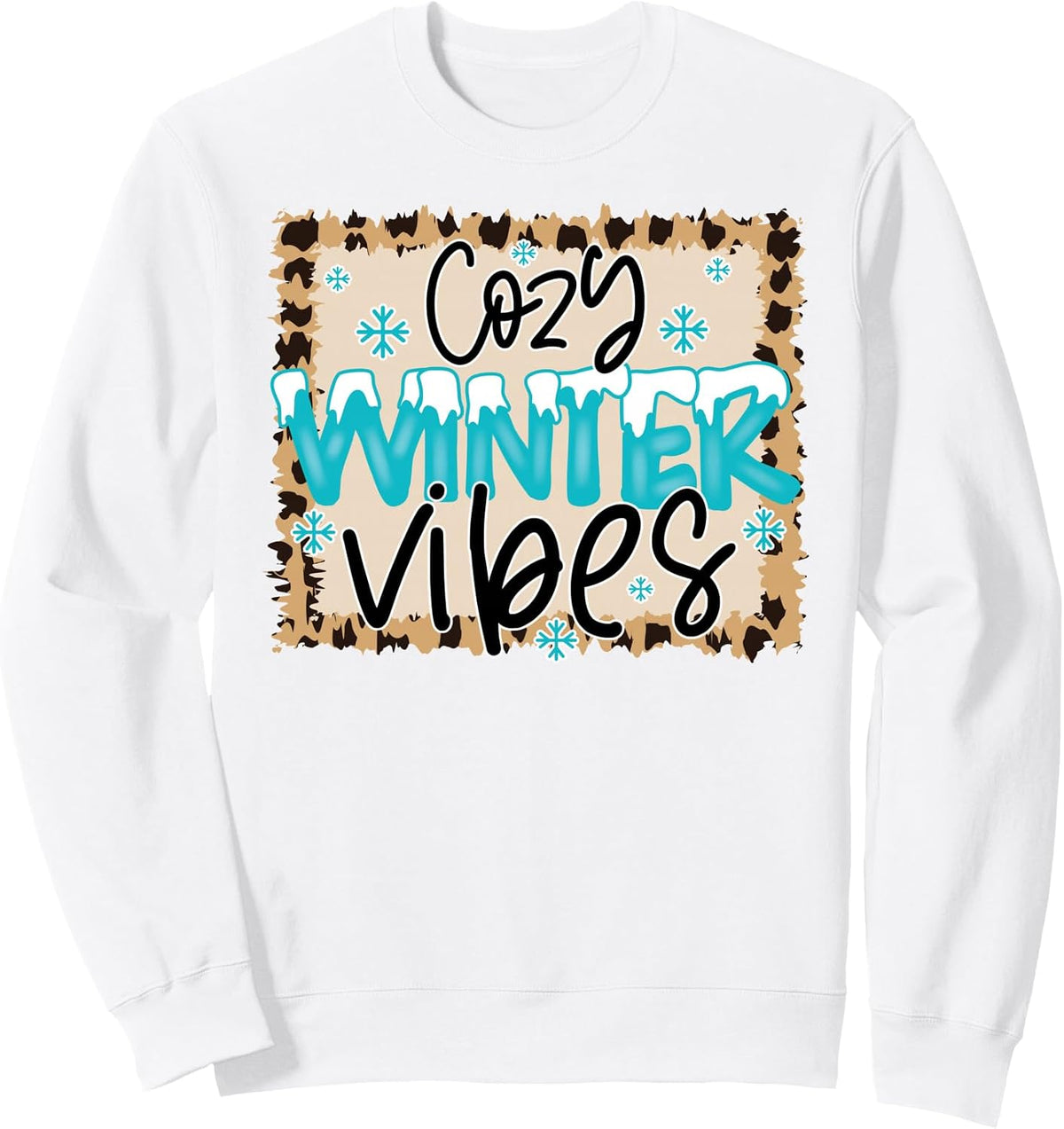 cozy winter vibes cold outside winter snowing season lover Sweatshirt