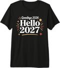 Goodbye 2026 Hello 2027 Happy New Year Confetti Premium Tri-Blend T-Shirt