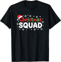 Christmas Squad Santa Hat Snowflake Holiday Team T-Shirt