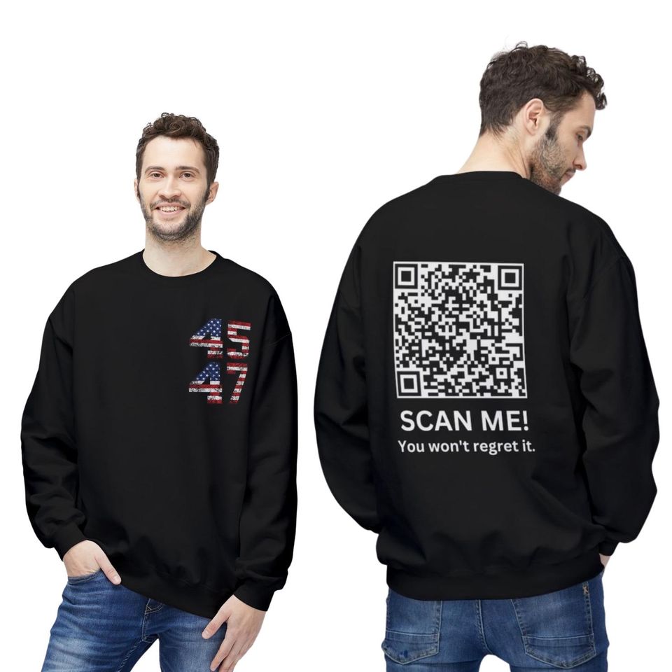 Trump QR Code YMCA Dance Front and Back Unisex