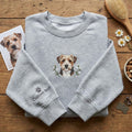 Custom Dog & Cat Embroidery Personalized Pet Portrait Shirt, Fathers Day Gift, Pet Lover Clothing
