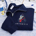 NASA Artemis II Mission Logo Quarter Zip Unisex