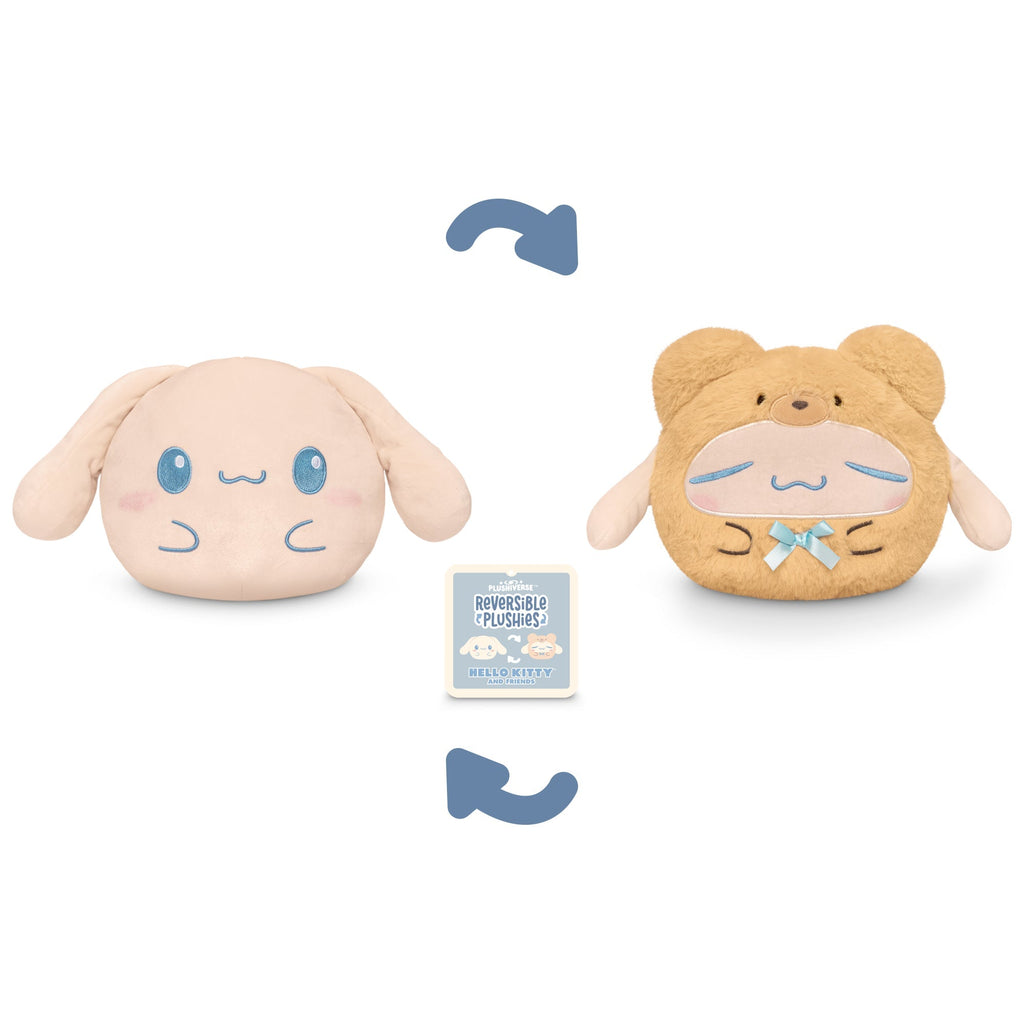 Teddy Bear Cinnamoroll 6" Reversible Plushie Unisex