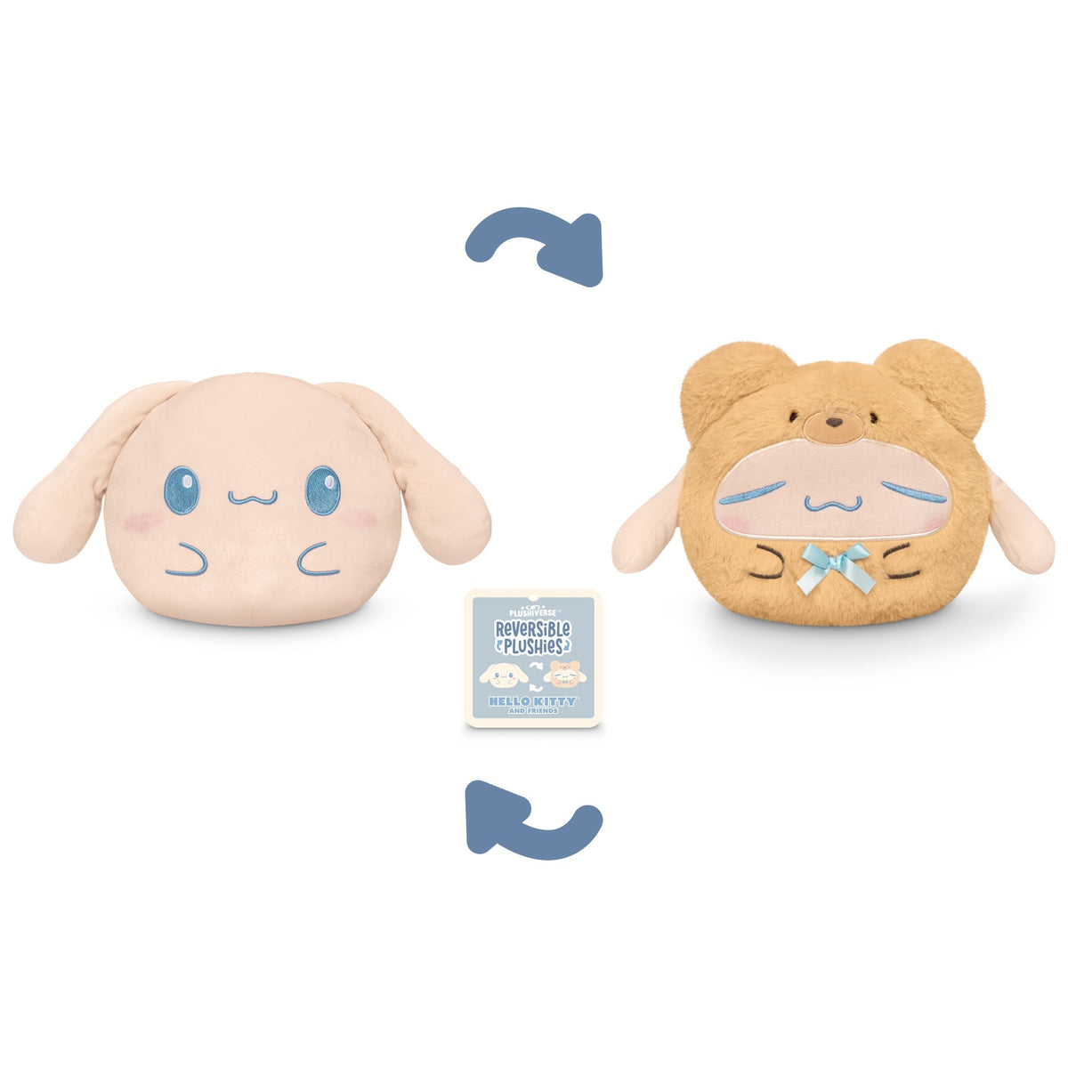 Teddy Bear Cinnamoroll 6" Reversible Plushie Unisex