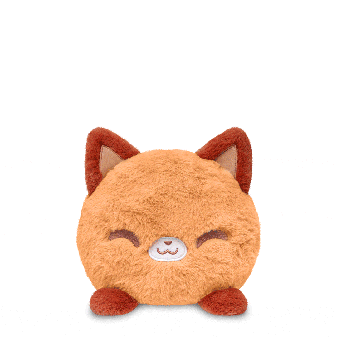 Comfy & Cozy Fox 6" Reversible Plushie Unisex
