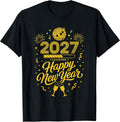 Happy New Year 2027 New Years Eve Party Countdown Fireworks T-Shirt