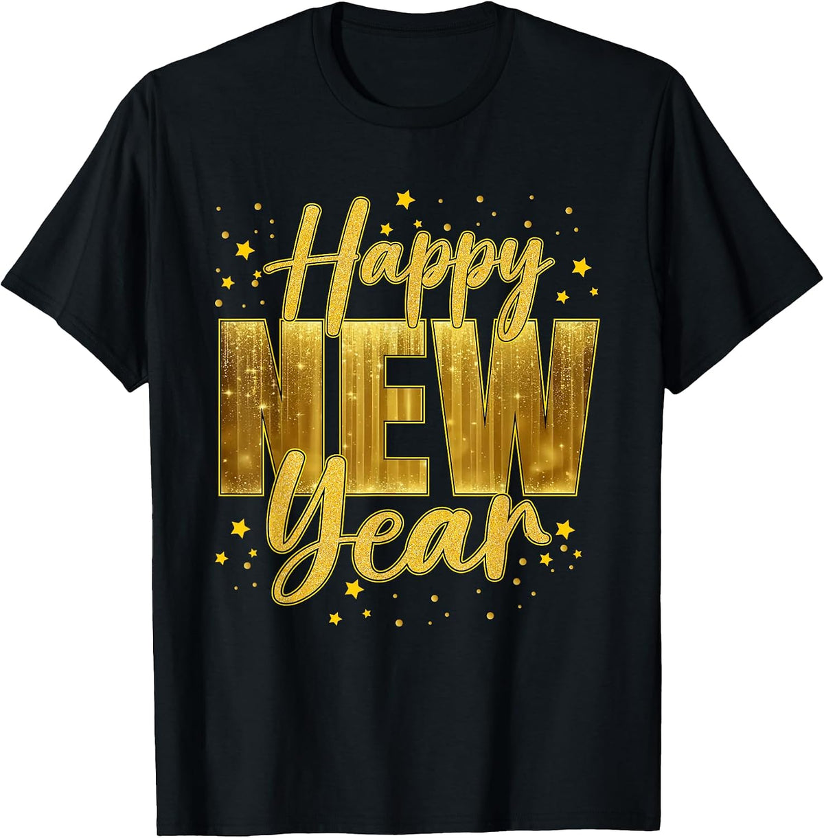 Happy New Year Family Matching Costume New Years Eve Party T-Shirt
