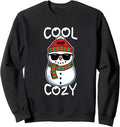 Cool and Cozy Snowman Vibes Sweatshirt