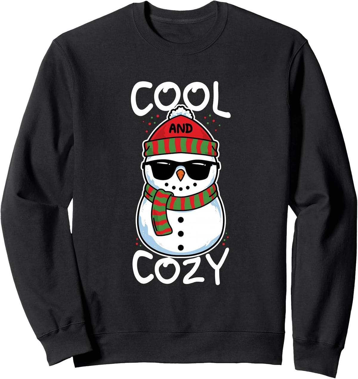 Cool and Cozy Snowman Vibes Sweatshirt