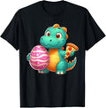 Dinosaur with Easter Egg and Pizza Unisex