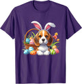 Beagle with Easter Bunny Ears and Colorful Easter Eggs Unisex