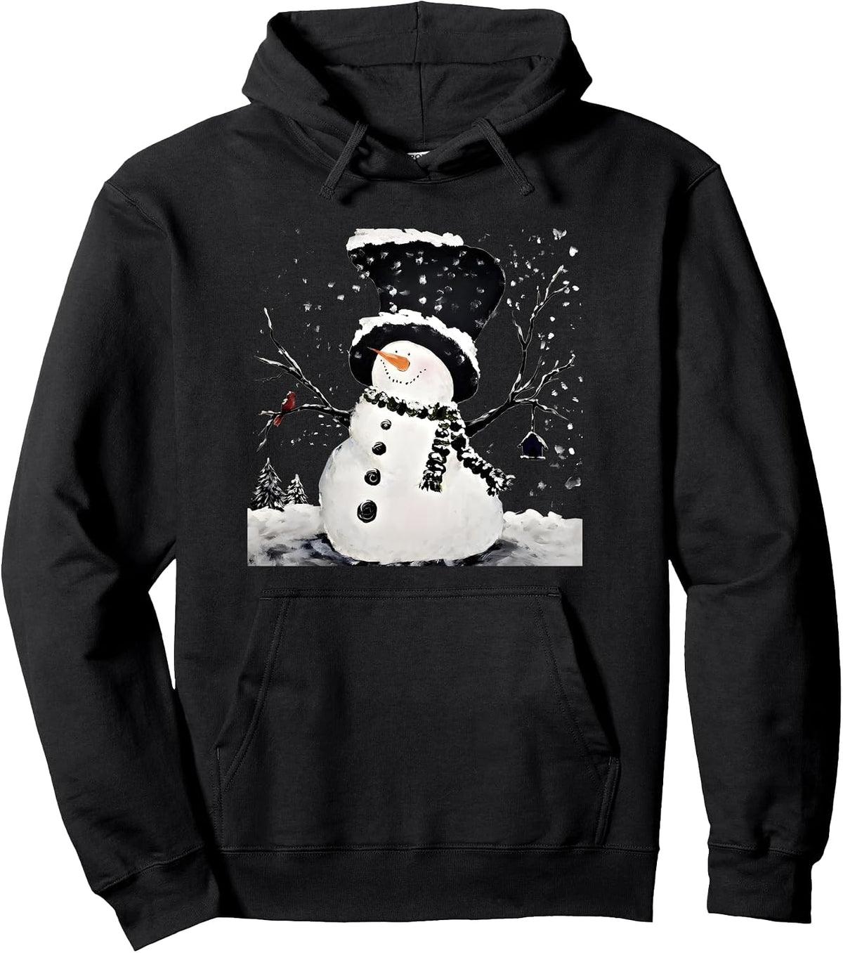 retro snowman Pullover Hoodie