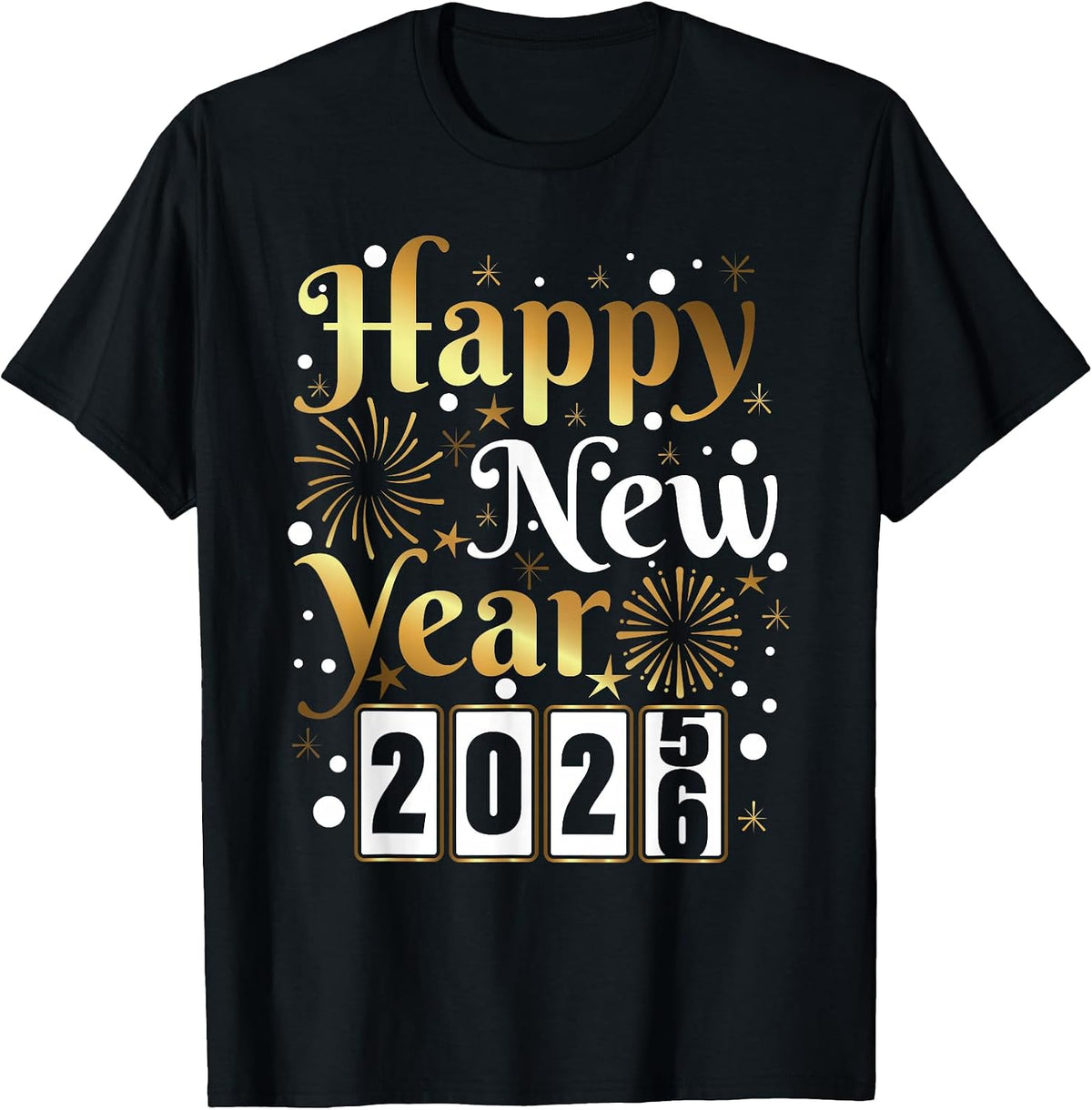 Happy New Year 2026 Years Eve Party Family Matching T-Shirt