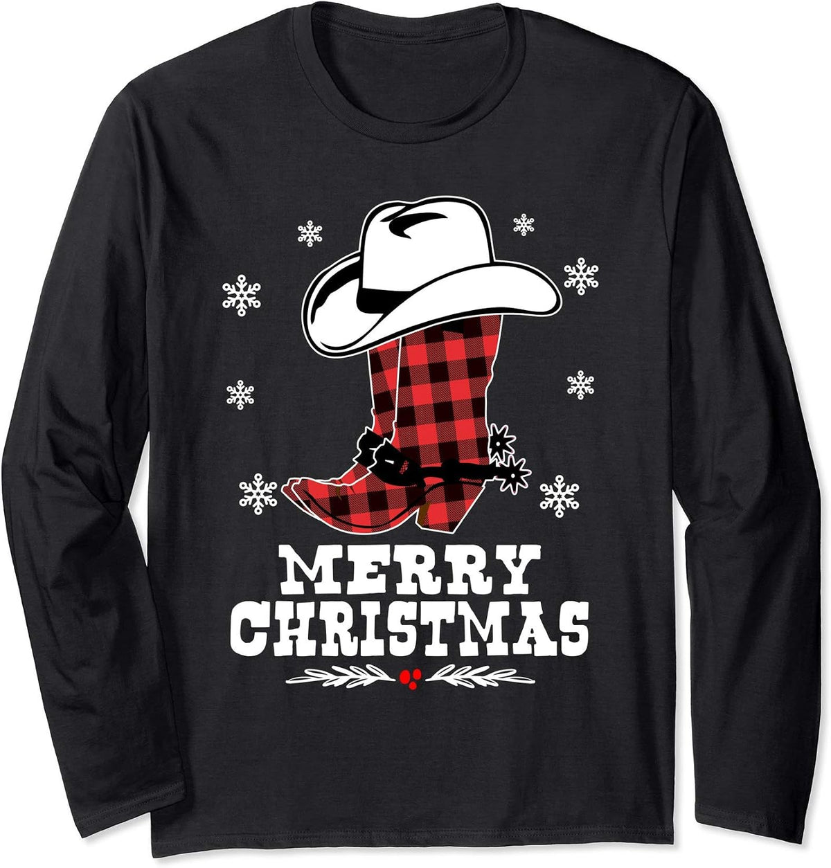 Country Christmas Cowboy Cowgirl Tees