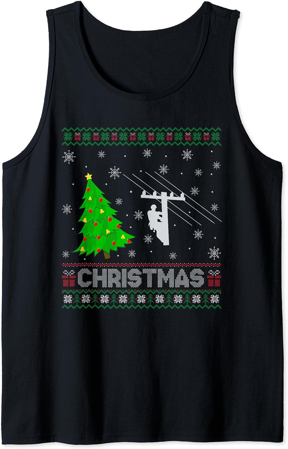 Ugly Christmas Lineman Gifts