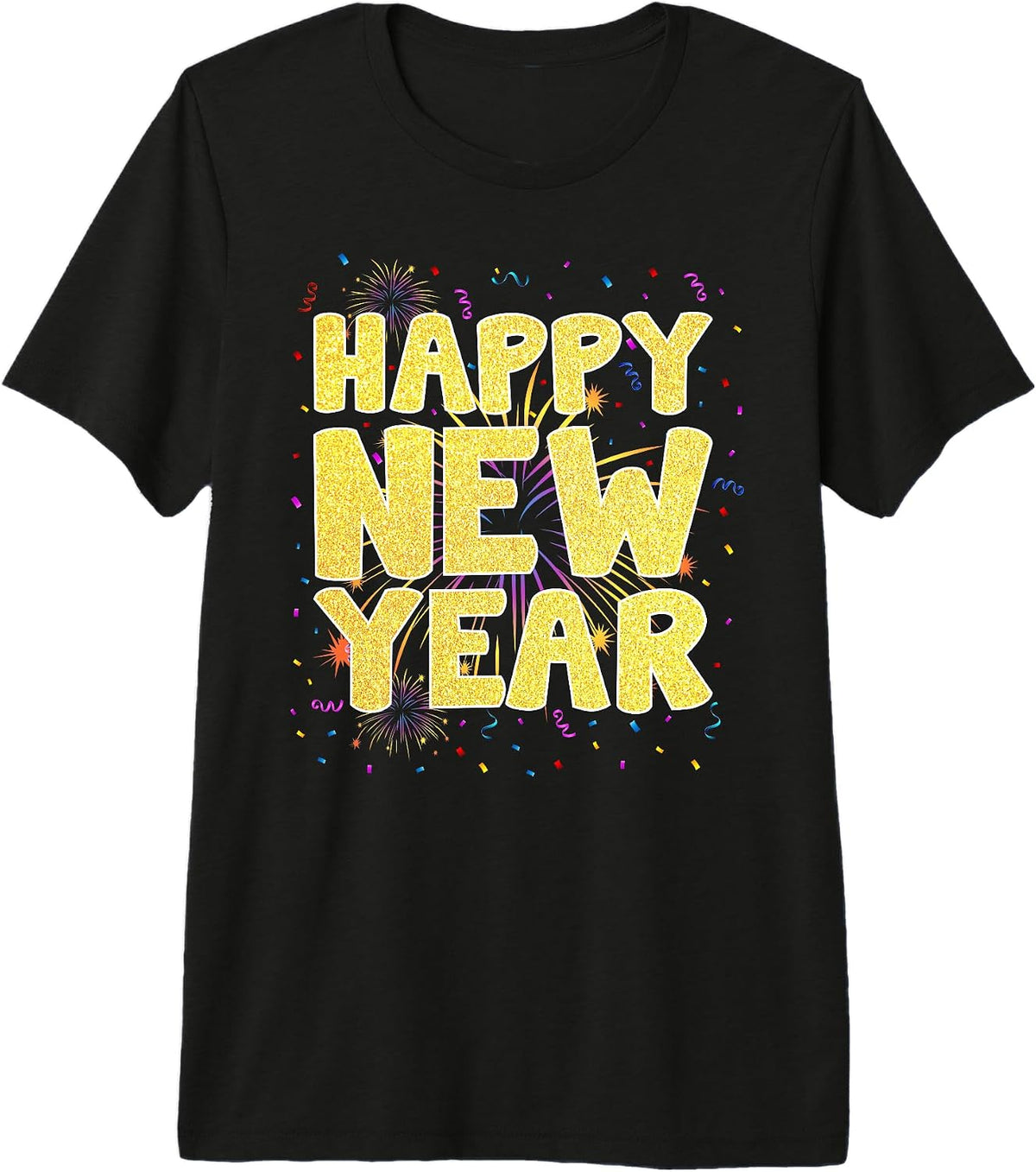 Happy New Year Matching Family Friend Funny New Years Party Premium Tri-Blend T-Shirt