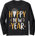 Happy New Year Matching Family Fireworks New Years Countdown Long Sleeve T-Shirt