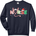 Nurse Christmas Stethoscope Nurses Xmas Women Comfort Colors Adult Sweatshirt