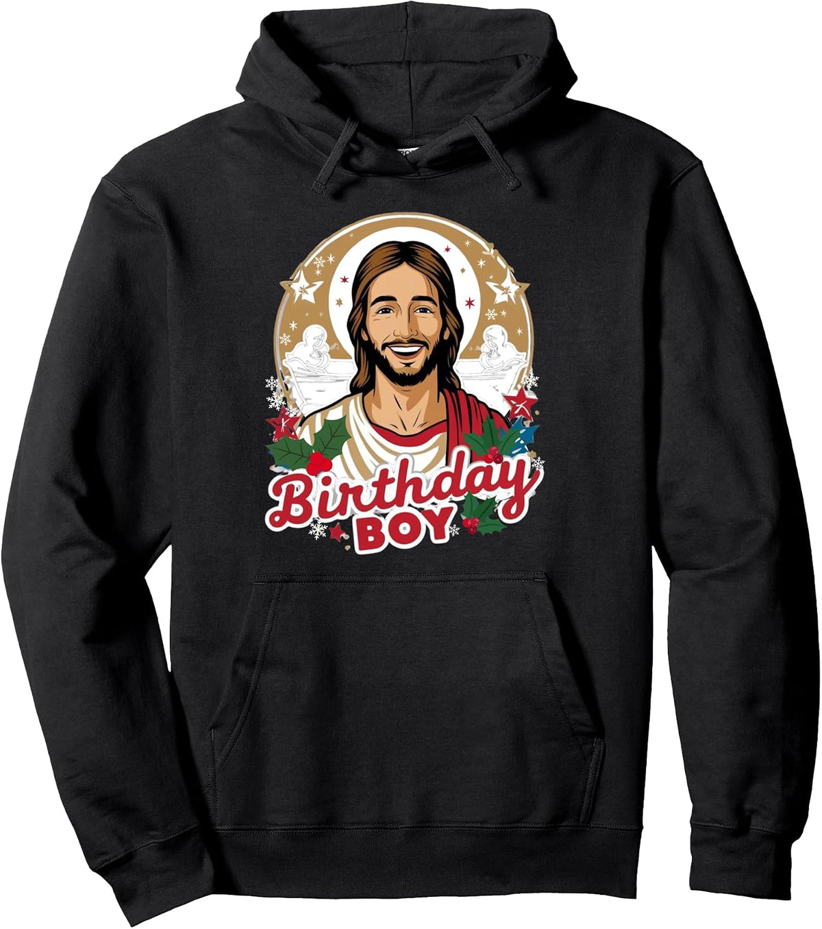 Funny Jesus Birthday Boy Christmas Xmas Holiday Ugly Sweater Pullover Hoodie