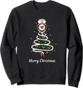 Christmas Nurse Stethoscope Tree Merry Christmas Holiday Sweatshirt