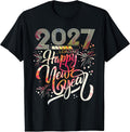 Happy New Year 2027 Loading New Years Eve Party T-Shirt