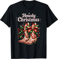 Cowgirl Christmas Howdy Christmas Western T-Shirt