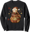 christmas snowman print Sweatshirt