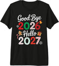 Goodbye 2026 Hello 2027 Festive Christmas Happy New Year Premium Tri-Blend T-Shirt