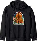 Tis The Season Chow Chow Dog Merry Christmas Holiday Mom Dad Zip Hoodie